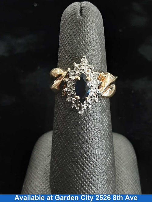 Women's Ring - Yellow Gold 10k (.417) 4.8 grams Size 6.5