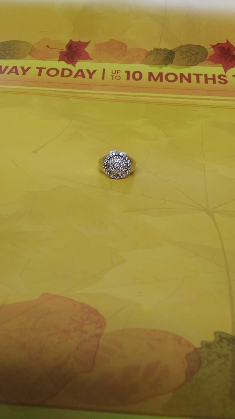 Women's Ring - Yellow Gold 10k (.417) 4.4 grams Size 9.5