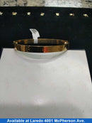 Bangle Bracelet - Yellow Gold 18k (.750) 31.9 grams 8 inch