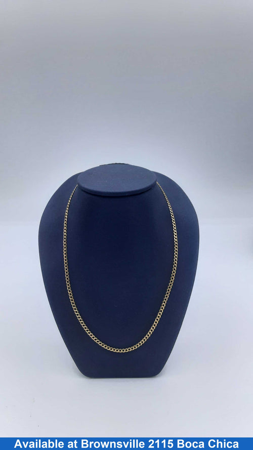 Cuban Link Chain - Yellow Gold 14k (.585) 4.6 grams 20 inch
