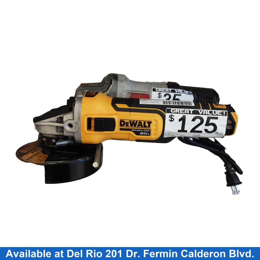 Dewalt Dcg405 Yellow Cordless Grinder