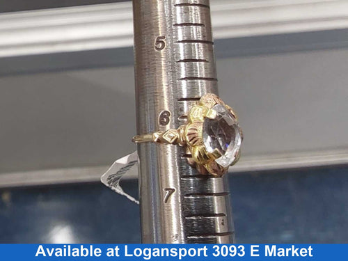 Women's Ring - Yellow Gold 10k (.417) 2.1 Grams Size 6