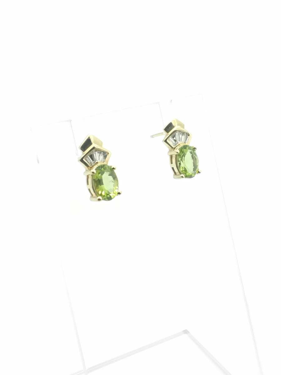 Earrings - Yellow Gold 14k (.585) 4.2 grams