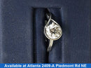 Women's Ring - Solitaire - White Gold 14k (.585) 2.9 grams Size 20