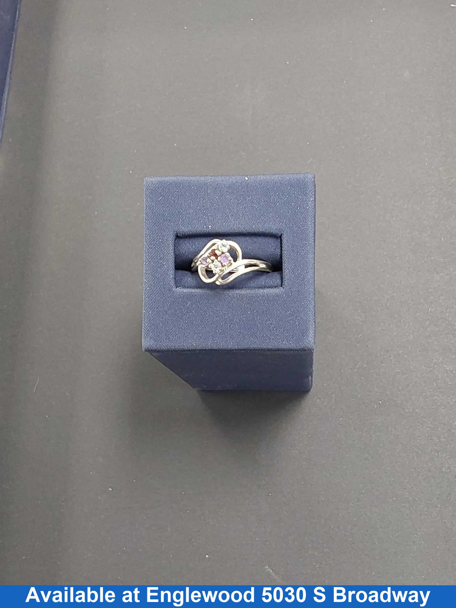 Women's Ring - Mother's - White Gold 14k (.585) 2.4 grams Size 8