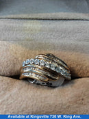 Women's Ring - Anniversary - Yellow Gold 10k (.417) 2.9 grams Size 8