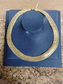 Woven Chain - Tricolor Gold 18k (.750) 35.7 grams 20 inch