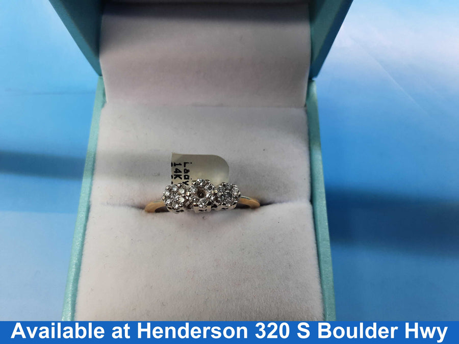 Women's Ring - Yellow Gold 14k (.585) 2.7 grams Size 8