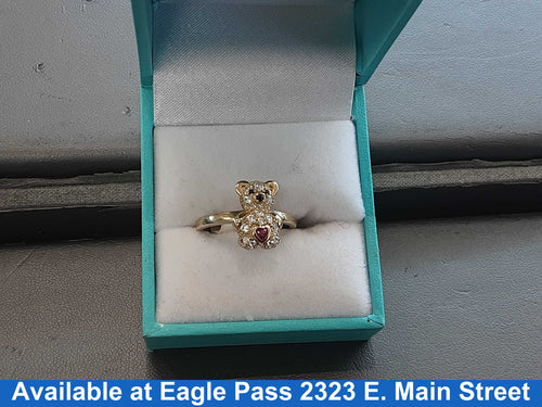 Women's Ring - Yellow Gold 10k (.417) 3 grams Size 7