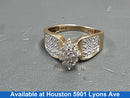 Women's Ring - Yellow Gold 10k (.417) 3.1 grams Size 6.5