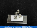 Double Stud Earrings - White Gold 14k (.585) 1.5 grams