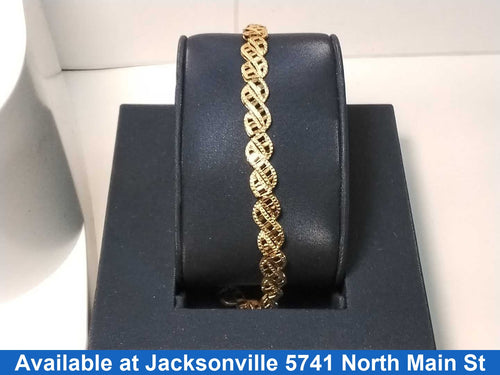 Bracelet - Yellow Gold 10k (.417) 5.4 grams 7 inch