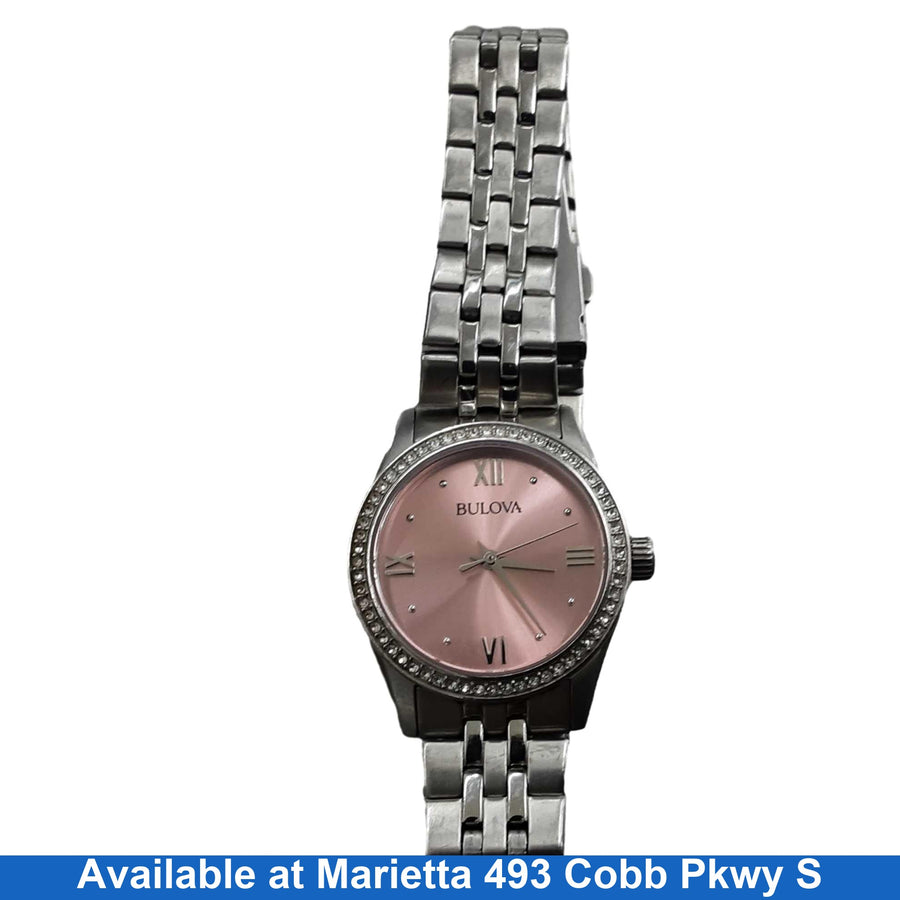 Bulova 96l327 Silver Regular Watch