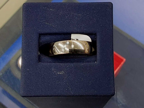 Ring - Wedding Band - White Gold 10k (.417) 4.4 Grams Size 9