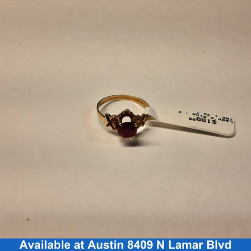 Women's Ring - Yellow Gold 10k (.417) 1.7 grams Size 7