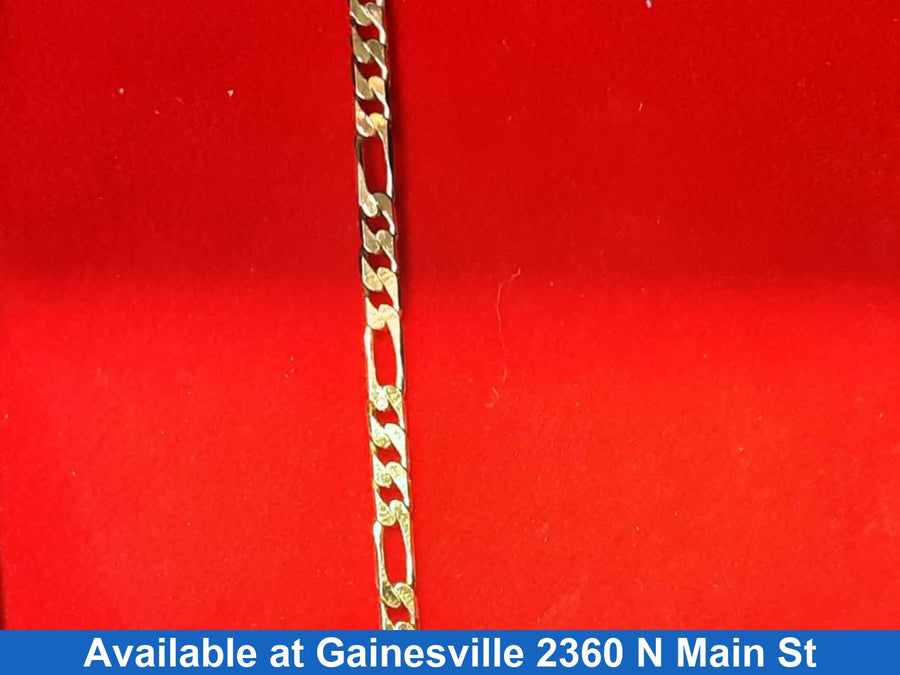 Figaro Bracelet - Yellow Gold 10k (.417) 5.2 grams 9 inch
