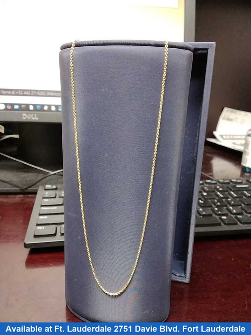 Chain - Yellow Gold 14k (.585) 2 grams 18 inch