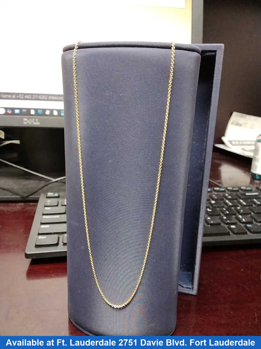Chain - Yellow Gold 14k (.585) 2 grams 18 inch