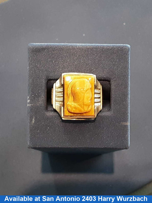 Women's Ring - Yellow Gold 10k (.417) 6 grams Size 10