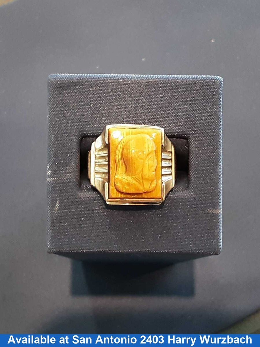 Women's Ring - Yellow Gold 10k (.417) 6 grams Size 10