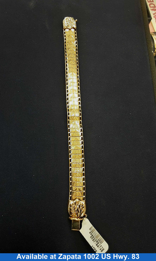 Box Bracelet - Yellow Gold 14k (.585) 12.7 grams 7 inch