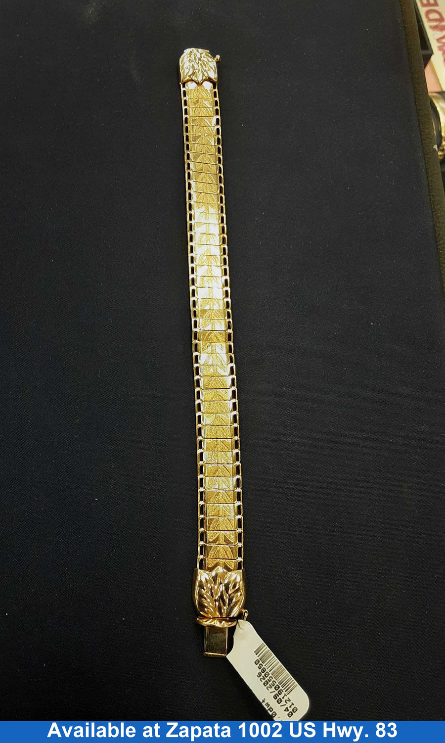 Box Bracelet - Yellow Gold 14k (.585) 12.7 grams 7 inch