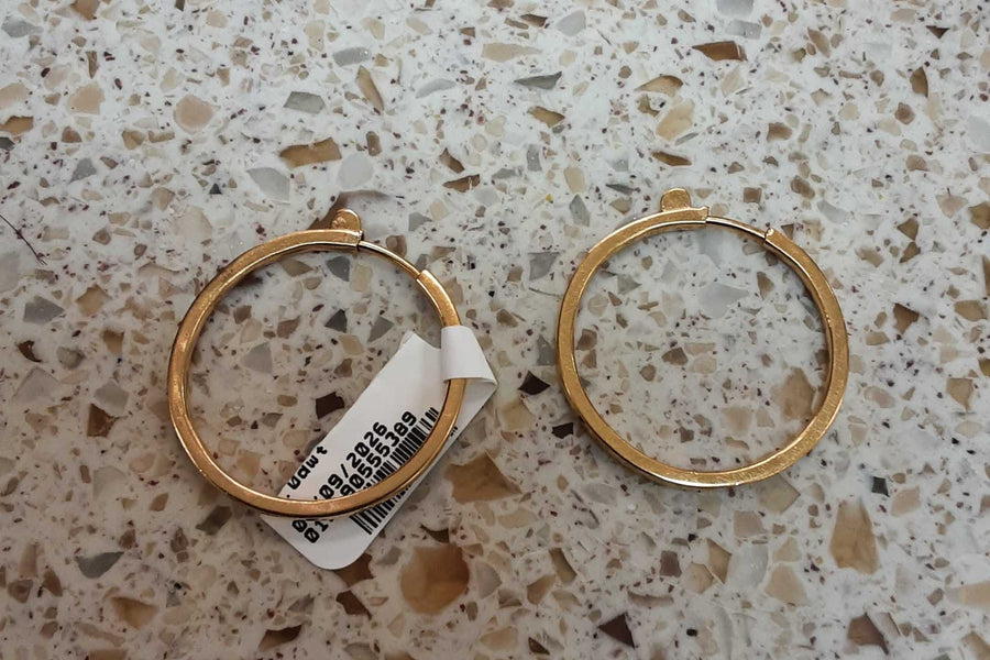 Jacket Earrings - Yellow Gold 22k (.917) 3.2 grams