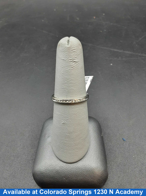 Ring - Wedding Band - White Gold 14k (.585) 2.2 grams Size 7