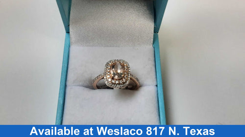 Women's Ring - Rose Gold 10k (.417) 3.5 grams Size 20