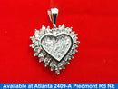 Diamond Pendant - White Gold 10k (.417) 2.6 grams