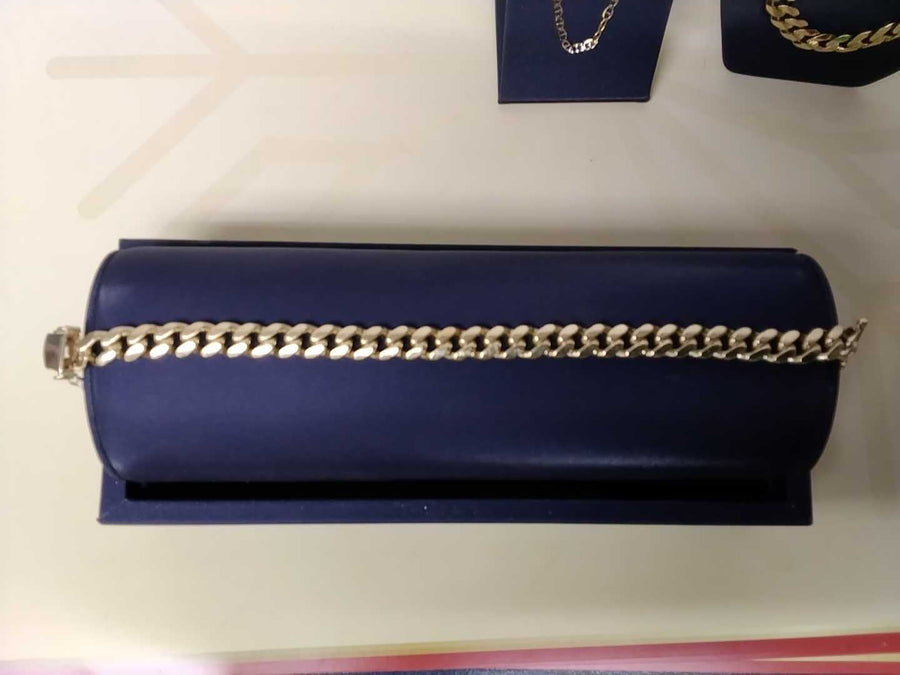 Cuban Link Bracelet - Yellow Gold 14k (.585) 45.3 grams 8 inch