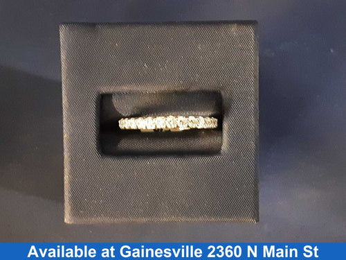 Women's Ring - Anniversary - White Gold 14k (.585) 2.9 grams Size 6.5