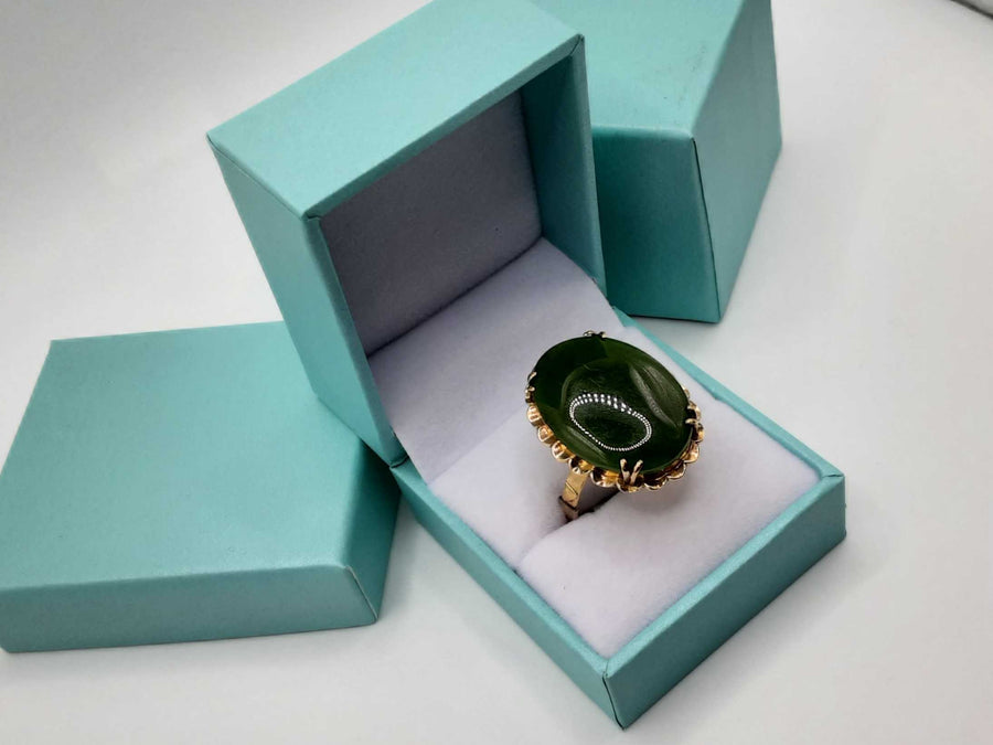 Women's Ring - Yellow Gold 10k (.417) 7 grams Size 9.5