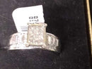 Women's Ring - White Gold 10k (.417) 3.2 grams Size 8.5