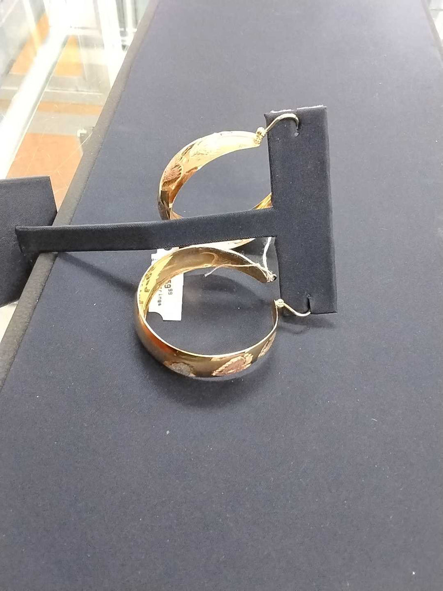 Bangle Earrings - Yellow Gold 14k (.585) 10.8 grams