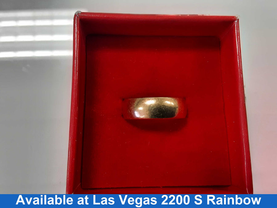 Ring - Wedding Band - Yellow Gold 14k (.585) 4.1 grams Size 20