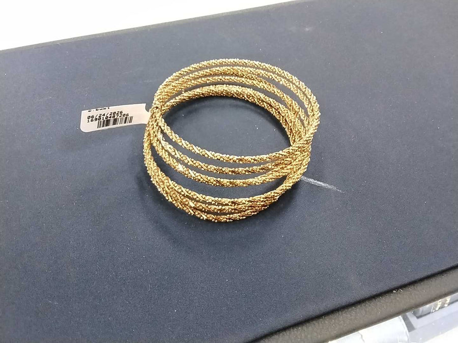 Bangle Bracelet - Yellow Gold 14k (.585) 34.6 grams 7 inch