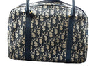 Christian Dior Trotter Logo Canvas Blue Purse / Handbag