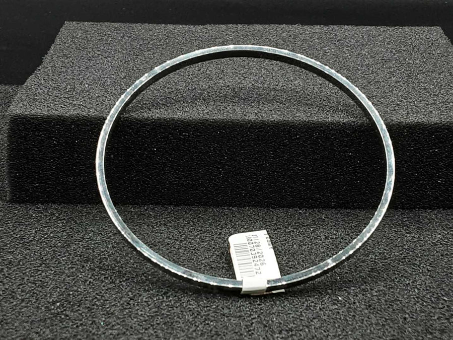 Bangle Bracelet - White Gold 18k (.750) 9 grams 3 inch