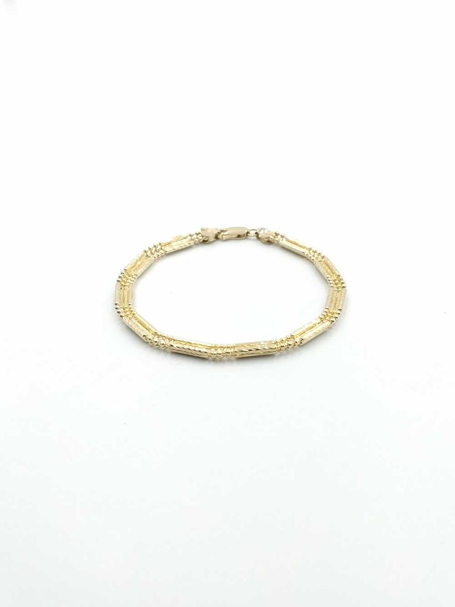 Turkish Bracelet - Yellow Gold 14k (.585) 6.8 grams 6 inch