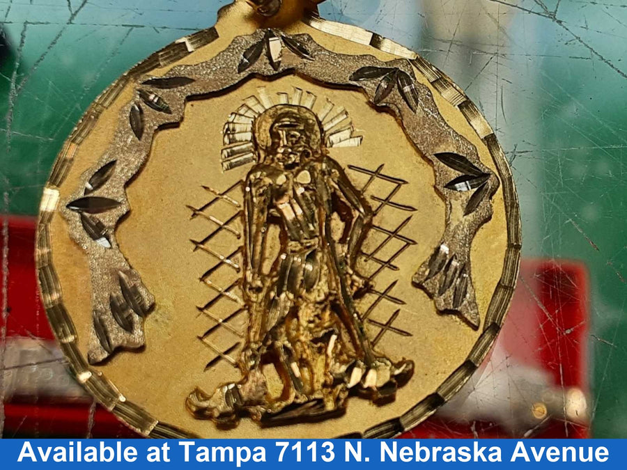 Religious Pendant - Yellow Gold 10k (.417) 7.3 grams