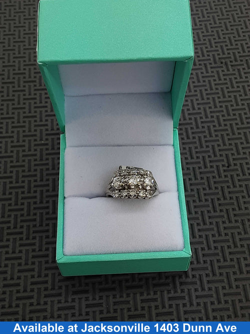 Women's Ring - White Gold 14k (.585) 3.7 grams Size 6