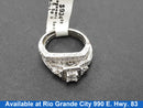 Ring - Engagement Set - White Gold 14k (.585) 5.5 grams Size 9