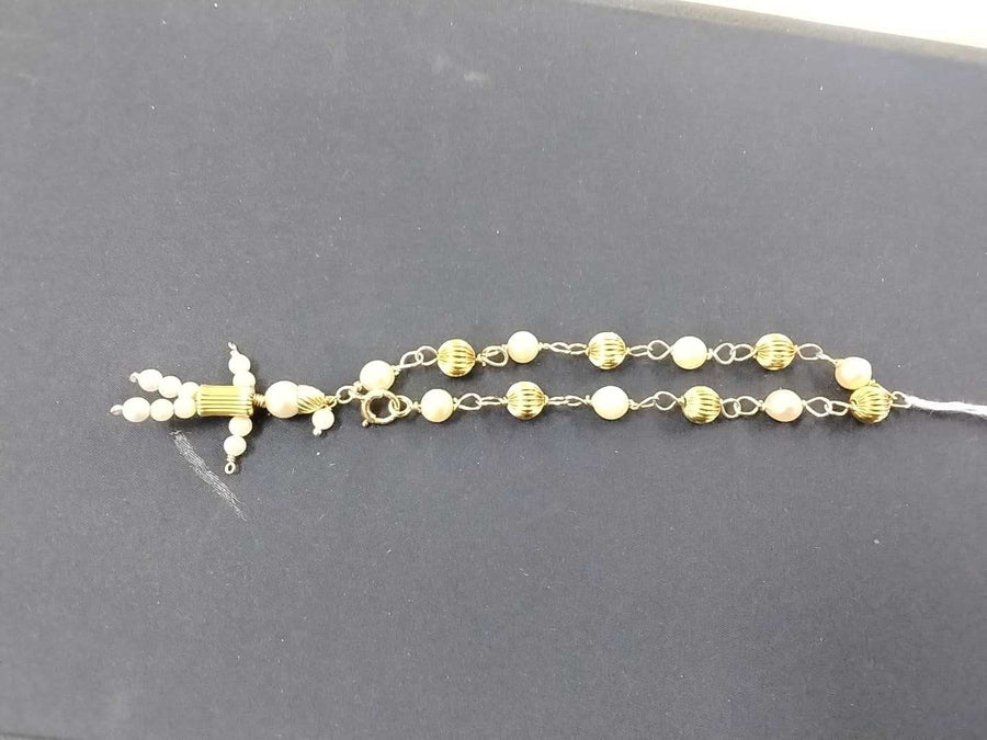 Bead Bracelet - Yellow Gold 14k (.585) 5.2 grams 8 inch