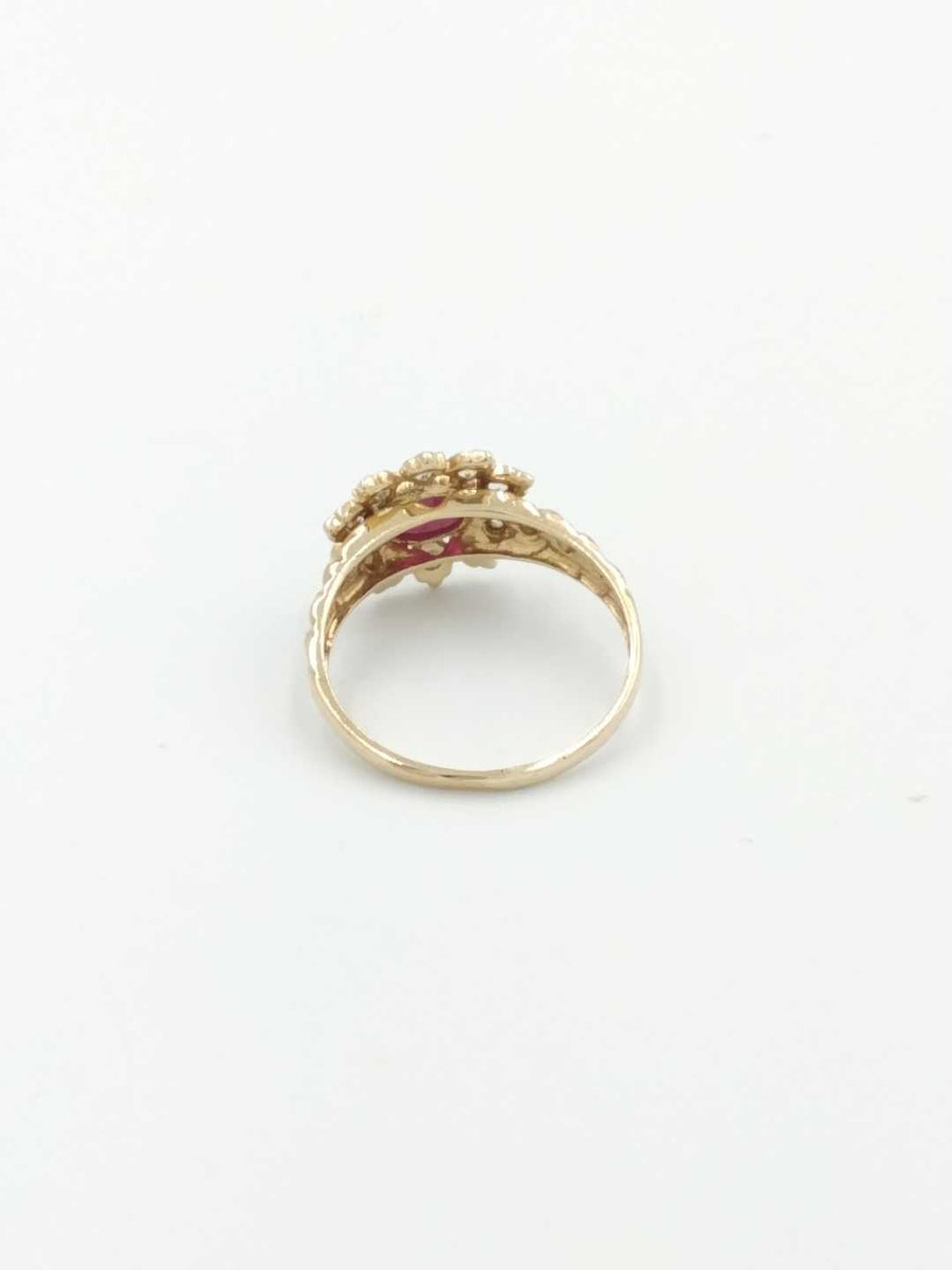 Women's Ring - Yellow Gold 14k (.585) 4.2 grams Size 11