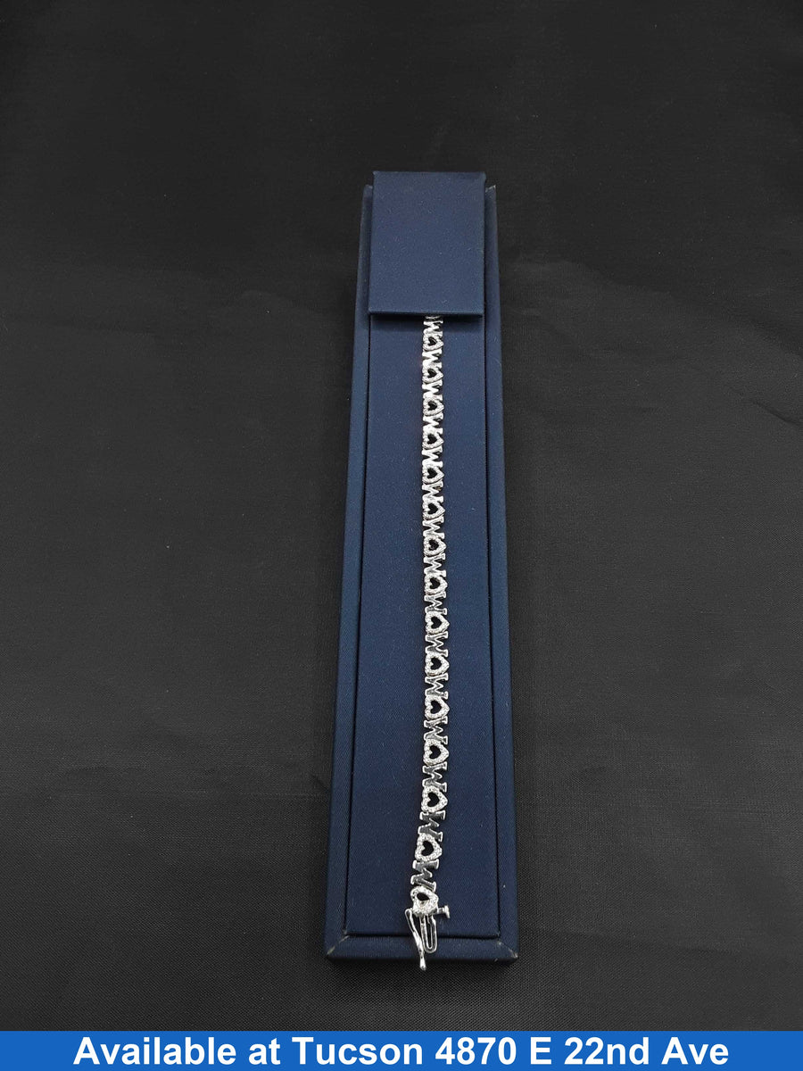 ID Bracelet - White Gold 10k (.417) 12.3 grams 8 inch