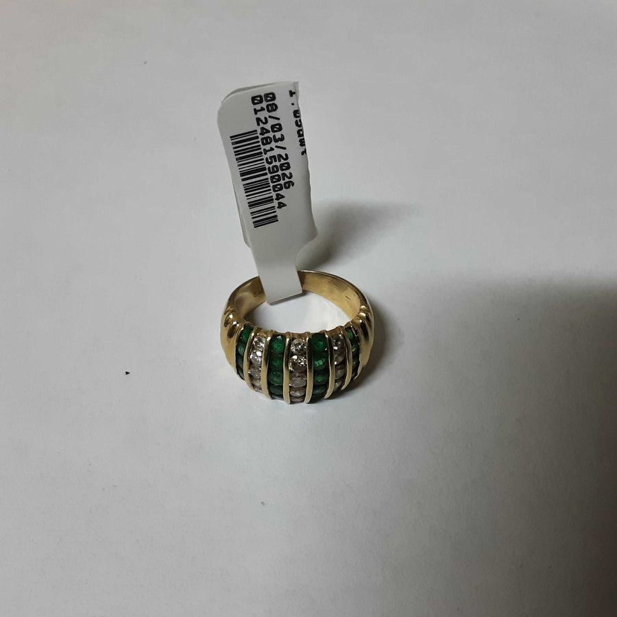 Women's Ring - Yellow Gold 14k (.585) 5.3 grams Size 5