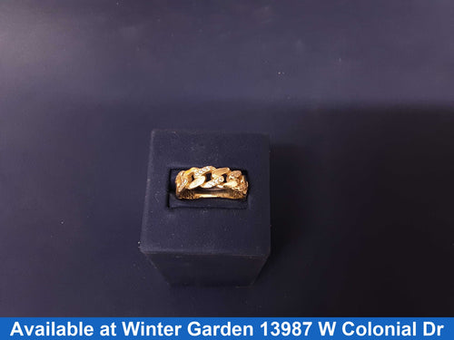 Women's Ring - Yellow Gold 14k (.585) 3.7 grams Size 10