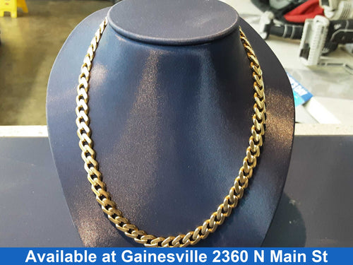 Cuban Link Chain - Yellow Gold 10k (.417) 26.3 grams 26 inch