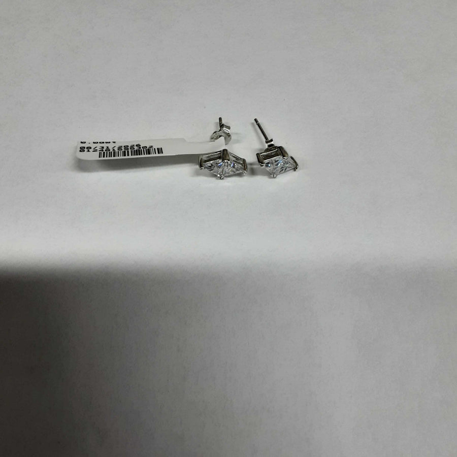 Double Stud Earring - Silver 1.4 grams